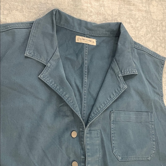 Lucky Brand Sleeveless Denim Romper Shorts XXL - Picture 13 of 13